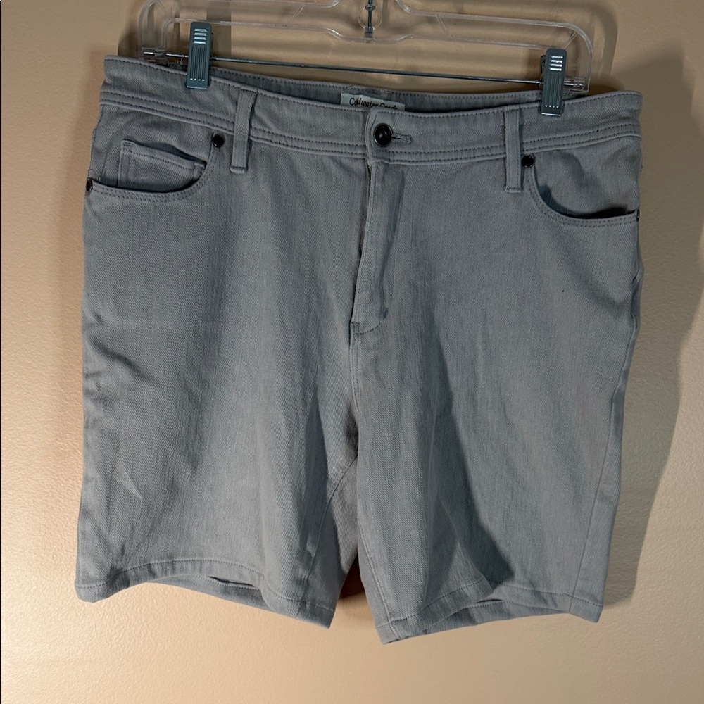 Coldwater Creek Light Gray Denim Jean Shorts